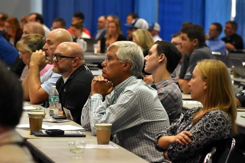 People at conference.